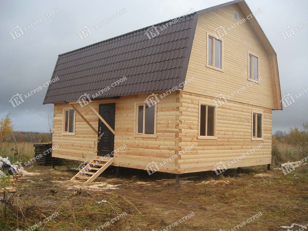 Дом из бруса 8.5х9 Салтан, Тульская область, Заокский р-он