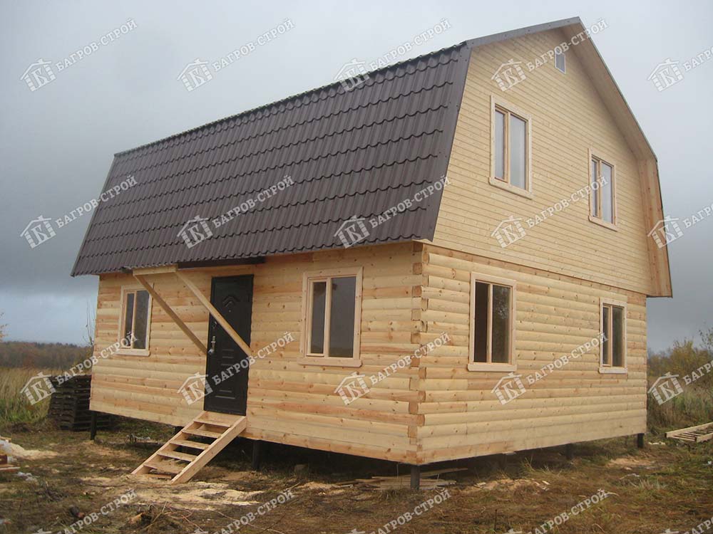 Дом из бруса 8.5х9 Салтан, Тульская область, Заокский р-он