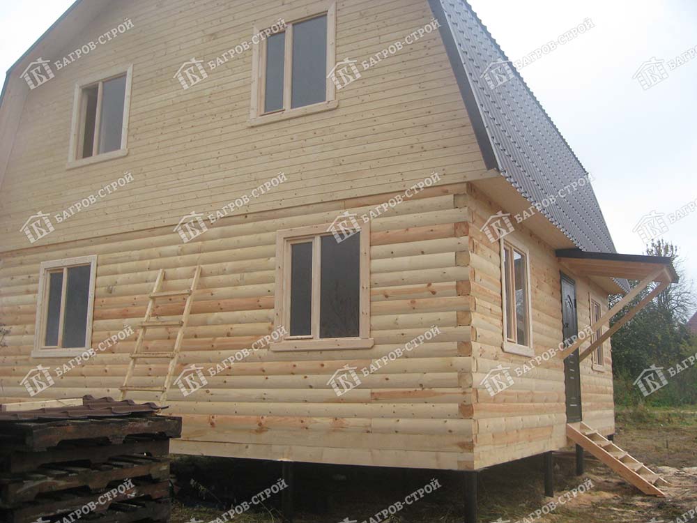 Дом из бруса 8.5х9 Салтан, Тульская область, Заокский р-он