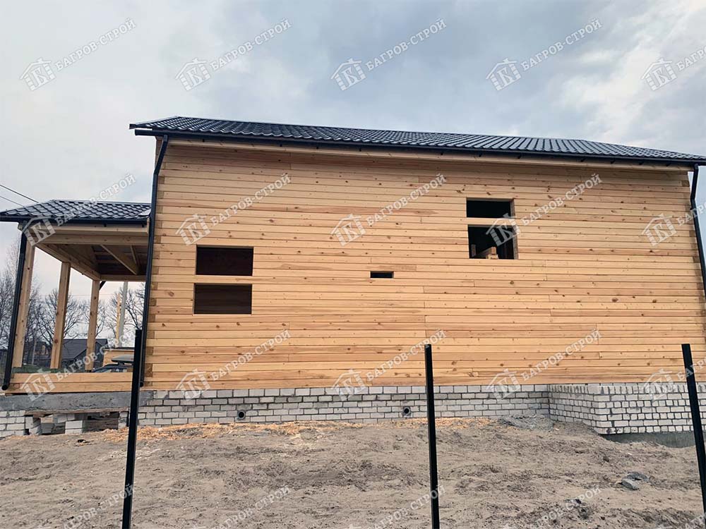 Дом из бруса 10х11м Петр, Брянская область, Брянский район, с. Толмачево