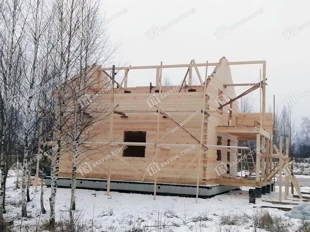 Дом из бруса 8х10 Рудольф, Смоленская обл., Рославльский район, п. Екимовичи