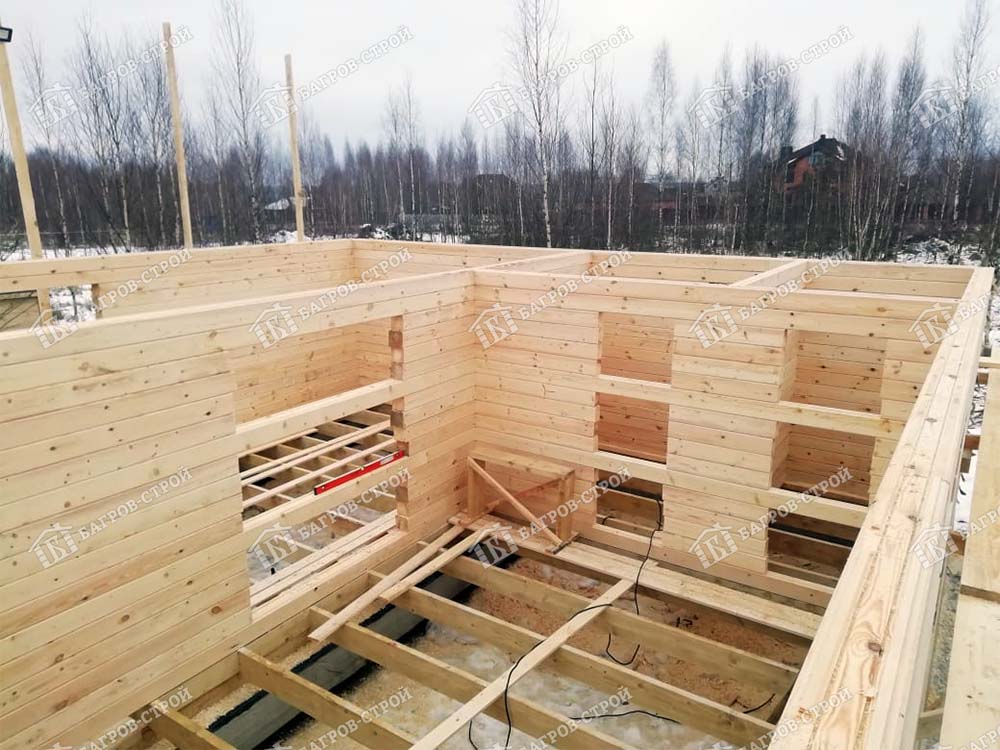 Дом из бруса 8х10 Рудольф, Смоленская обл., Рославльский район, п. Екимовичи