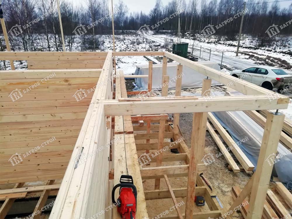 Дом из бруса 8х10 Рудольф, Смоленская обл., Рославльский район, п. Екимовичи