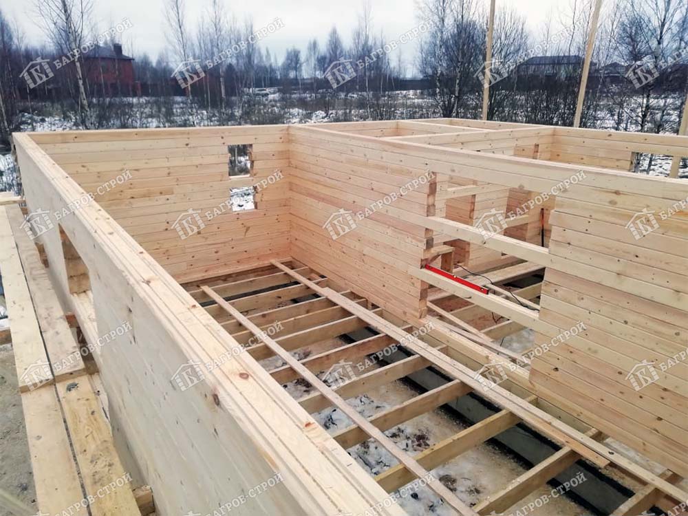 Дом из бруса 8х10 Рудольф, Смоленская обл., Рославльский район, п. Екимовичи