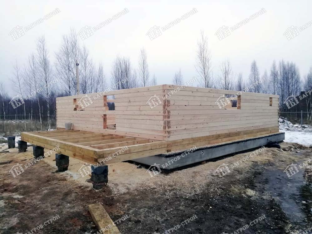 Дом из бруса 8х10 Рудольф, Смоленская обл., Рославльский район, п. Екимовичи