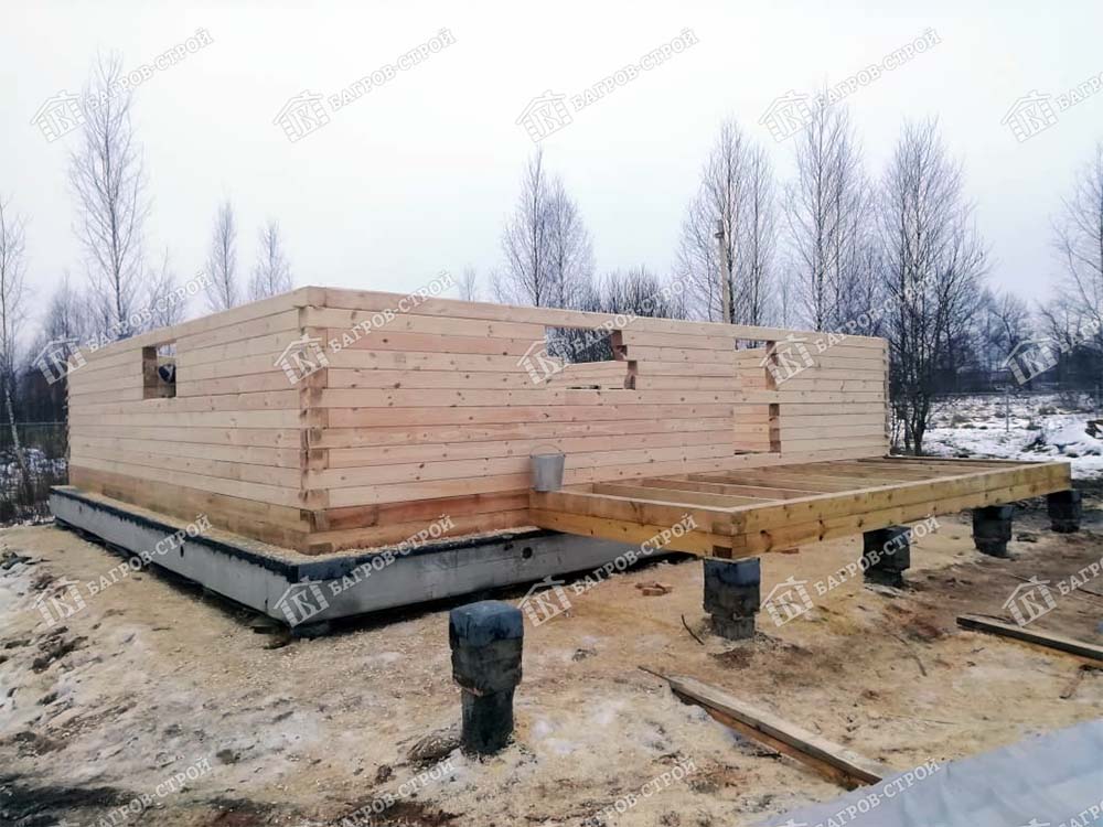 Дом из бруса 8х10 Рудольф, Смоленская обл., Рославльский район, п. Екимовичи