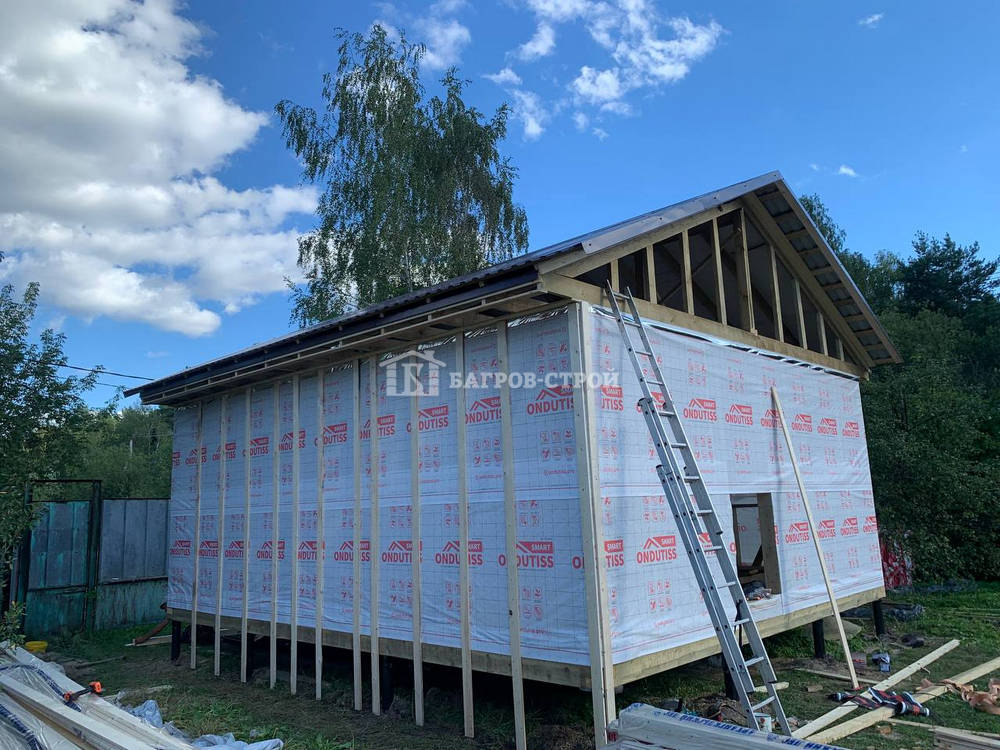 Каркасный дом 6х6 Варлаам, Московская область, г. Павловский Посад