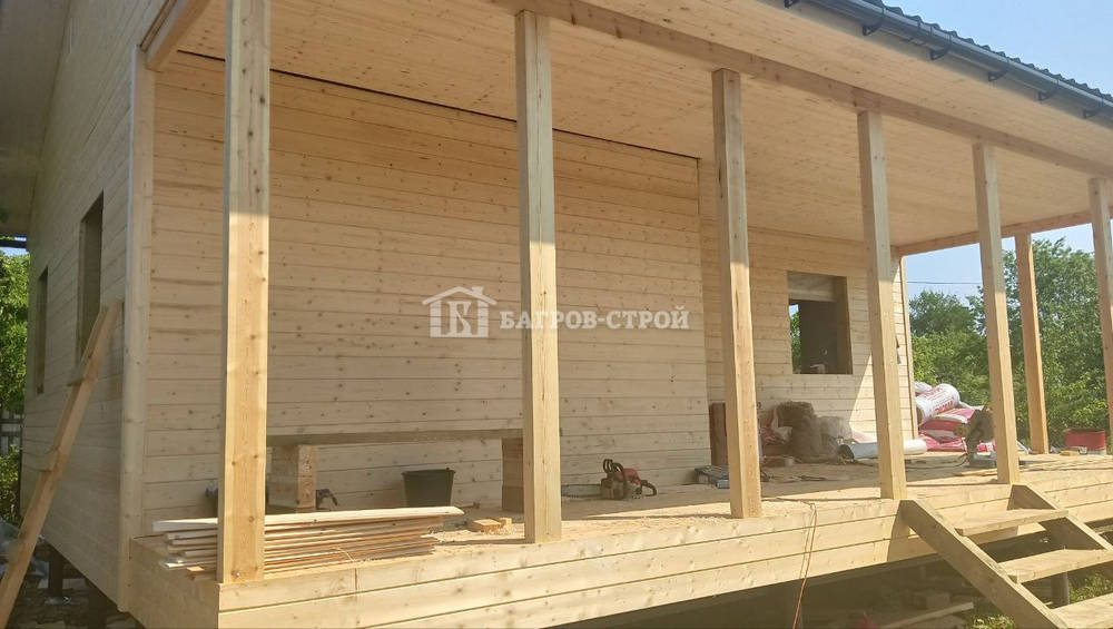 Каркасный дом 8х9 Ефрем, Ленинградская обл., Кингисеппский