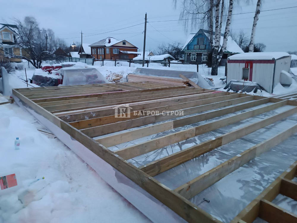 Каркасный дом 8х11 Тихомир, Ярославская область .г Мышкин
