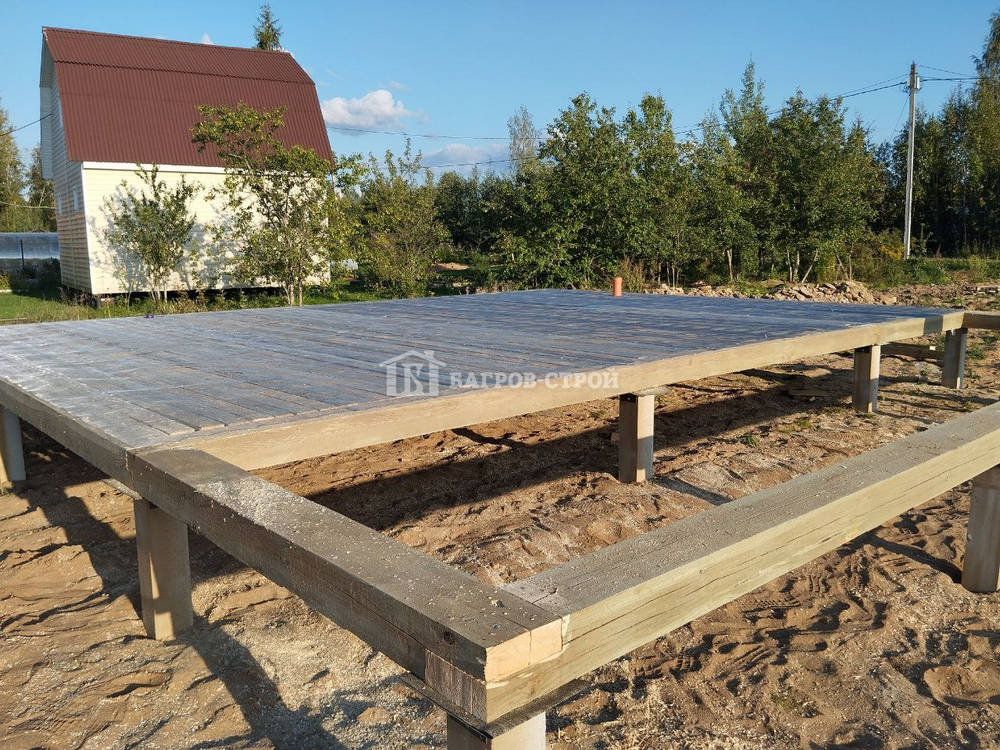 Каркасный дом 6х8 Кир, Ленинградская обл. Кировский район