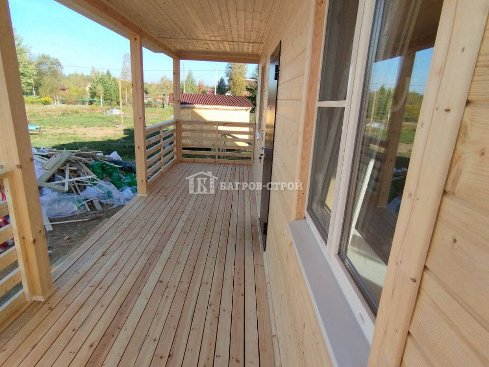 Каркасный дом 6х8 Кир, Ленинградская обл. Кировский район