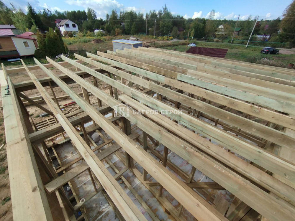 Каркасный дом 6х8 Кир, Ленинградская обл. Кировский район