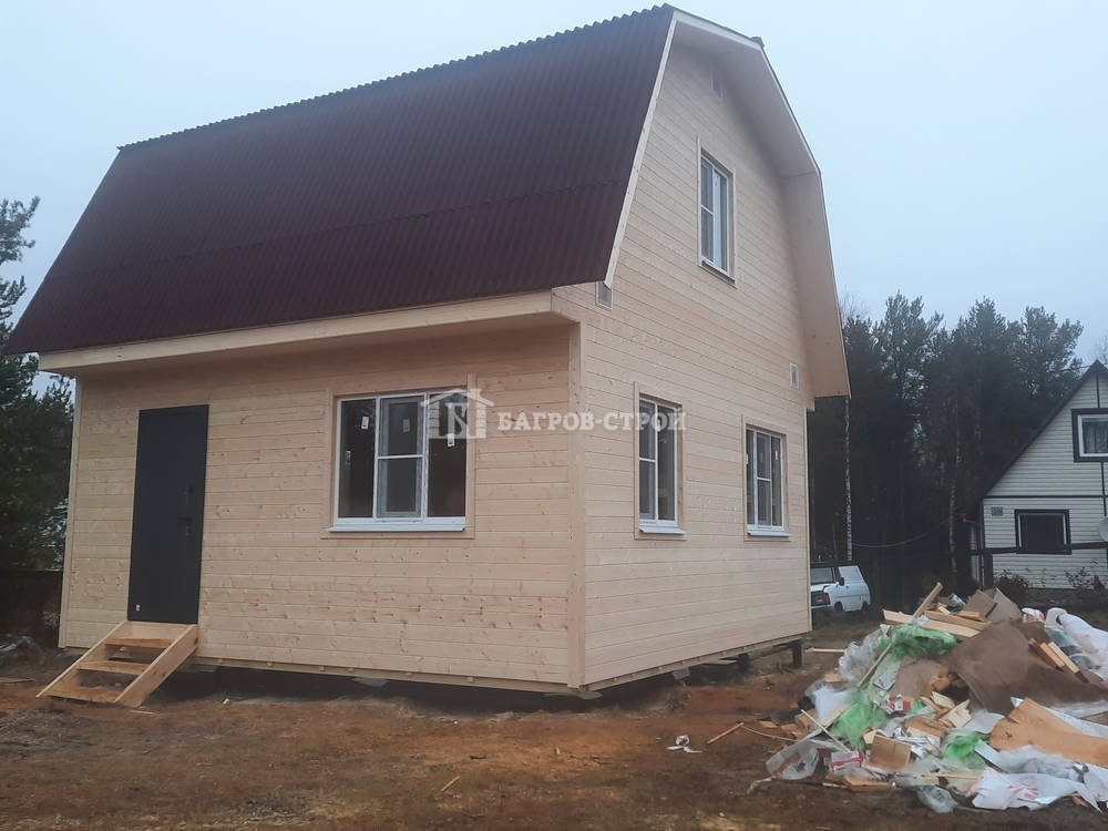 Каркасный дом 6х6 Домослав, Республика Карелия Костомукша