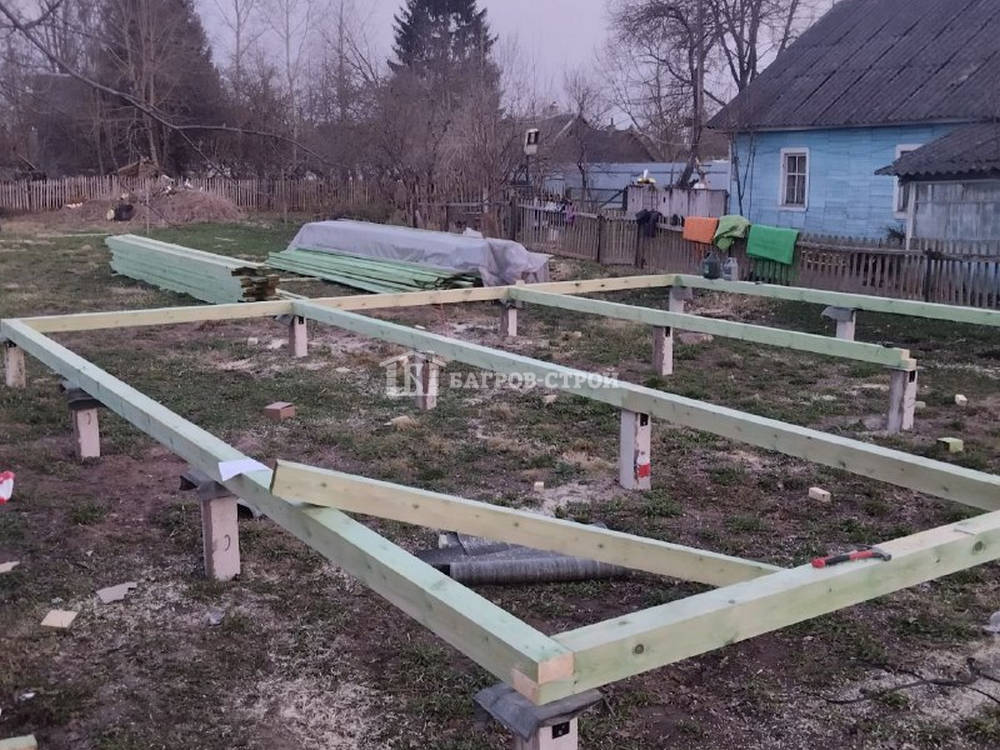 Каркасный дом 9х9 с террасой 3х3м, Ленинградская обл., Гатчинский р-н.